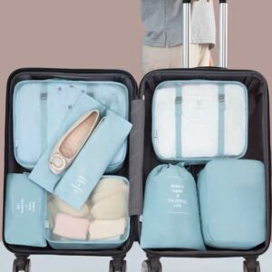 Kit 7 pecas organizadoras para mala – ref 190